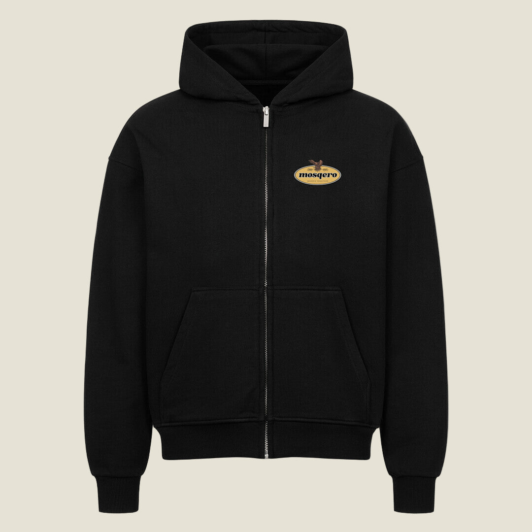 Mosqero Basic Oversized Zipper Hoodie