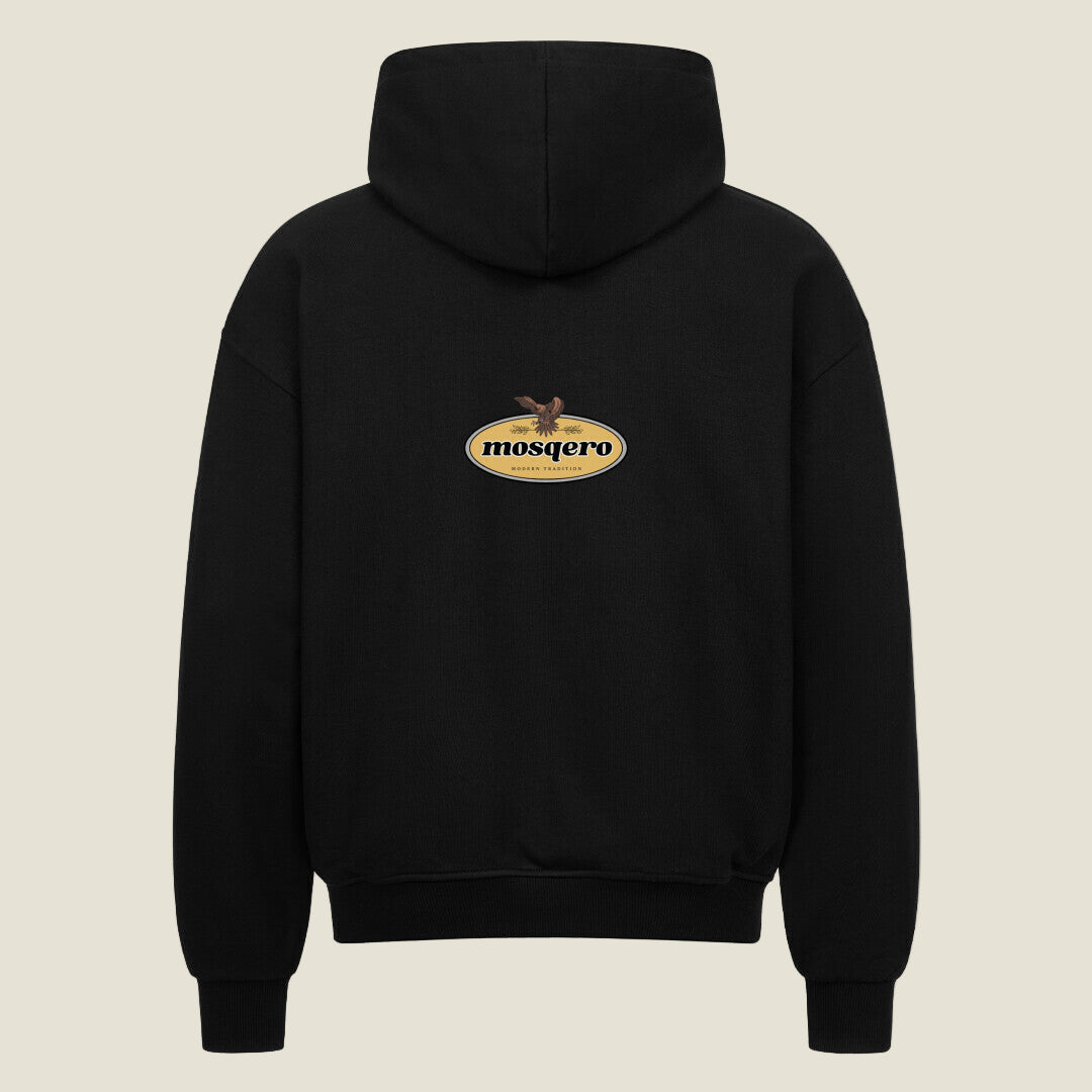 Mosqero Basic Oversized Zipper Hoodie