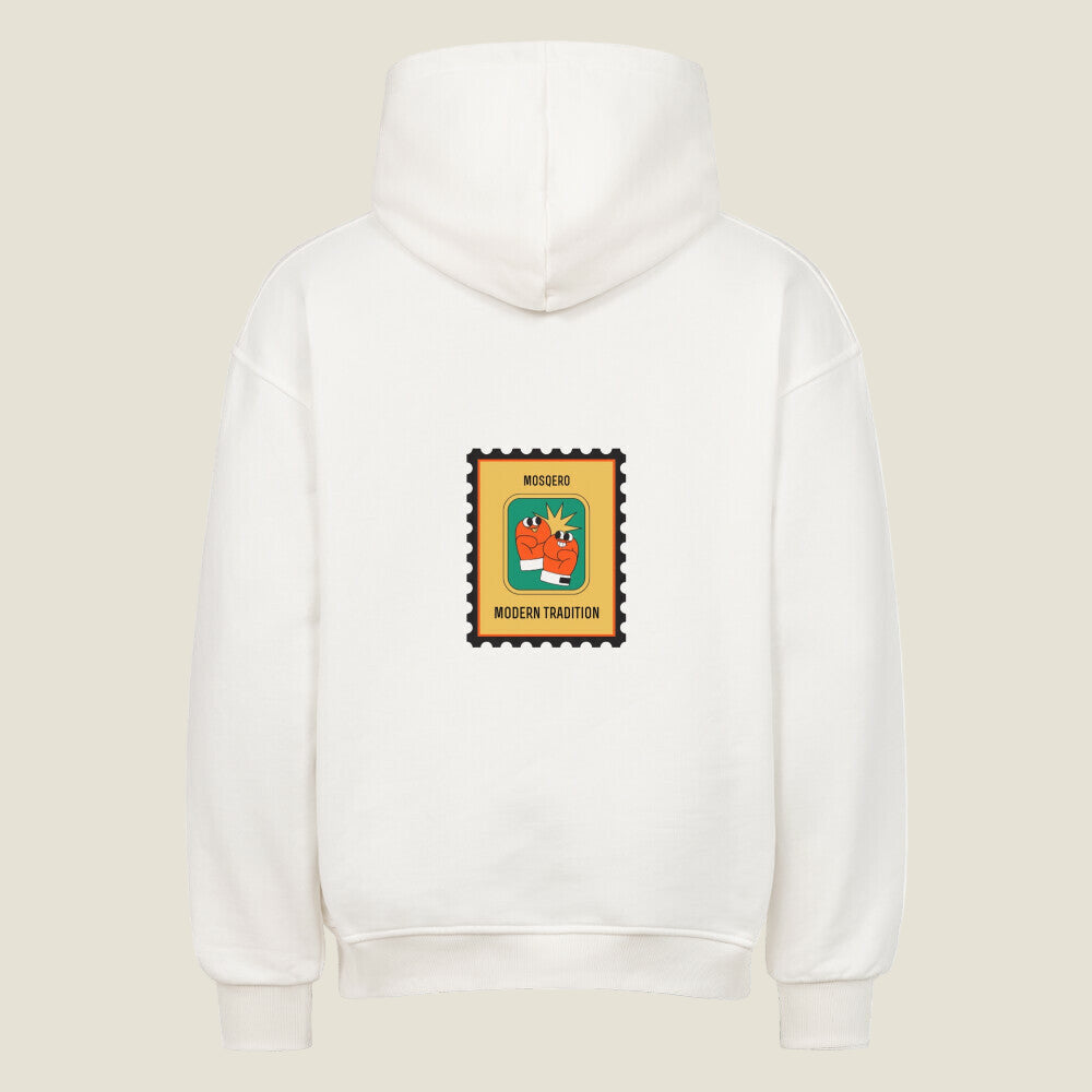Mosqero Stamp Collection Hoodie Oversized