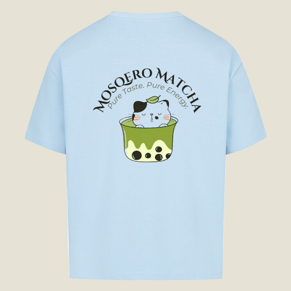 Mosqero Matcha Meow Oversized Shirt