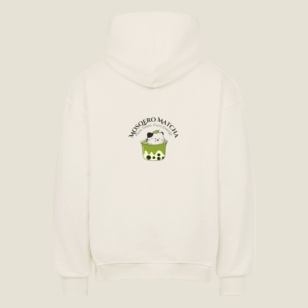 Mosqero Matcha Meow Oversized Hoodie