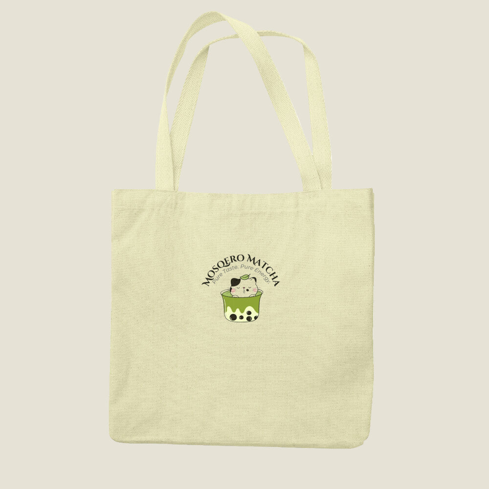 Mosqero Matcha Meow Tote Bag