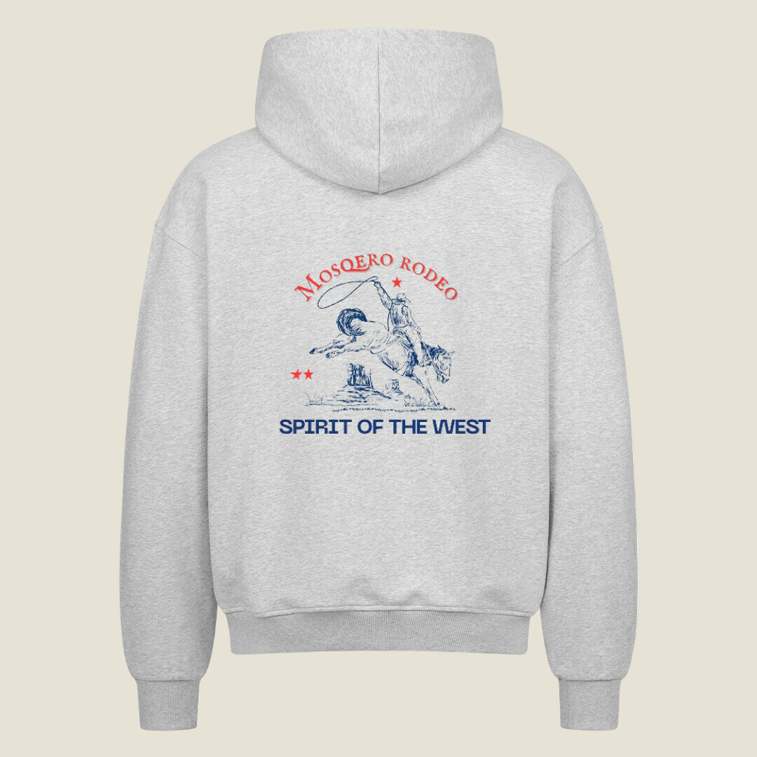 Mosqero Rodeo  Oversized Zipper Hoodie