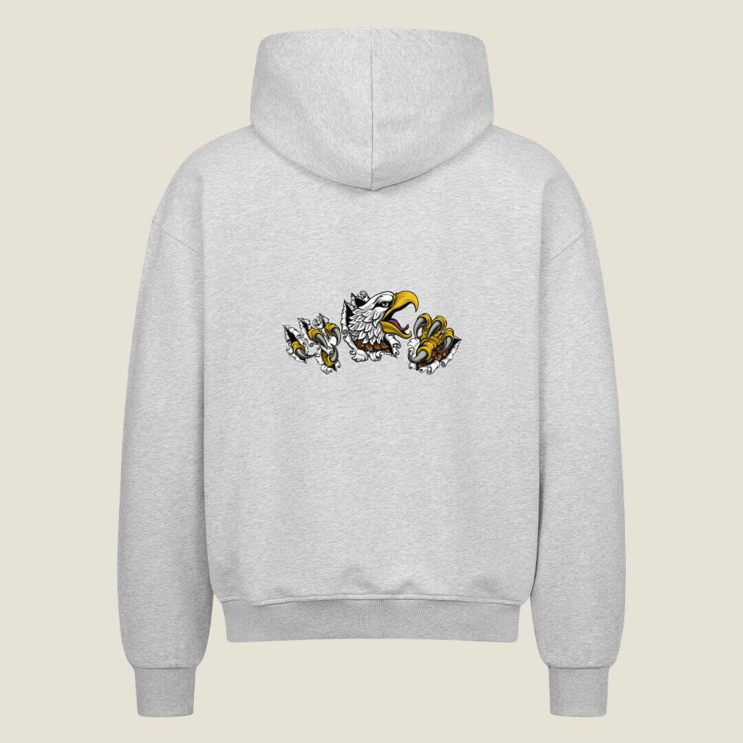 Mosqero Claws Oversized Zipper Hoodie