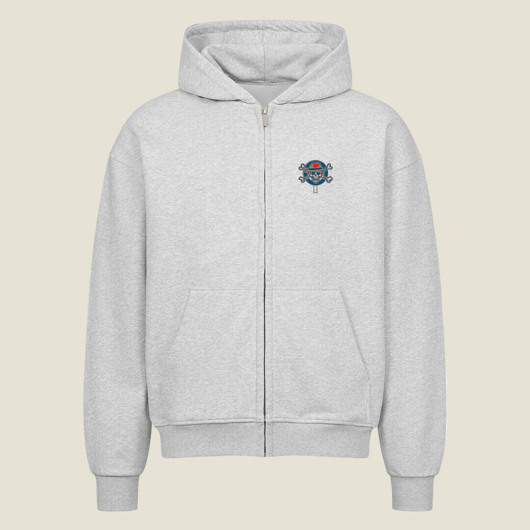 Mosqero Crew Oversized Zipper-Hoodie