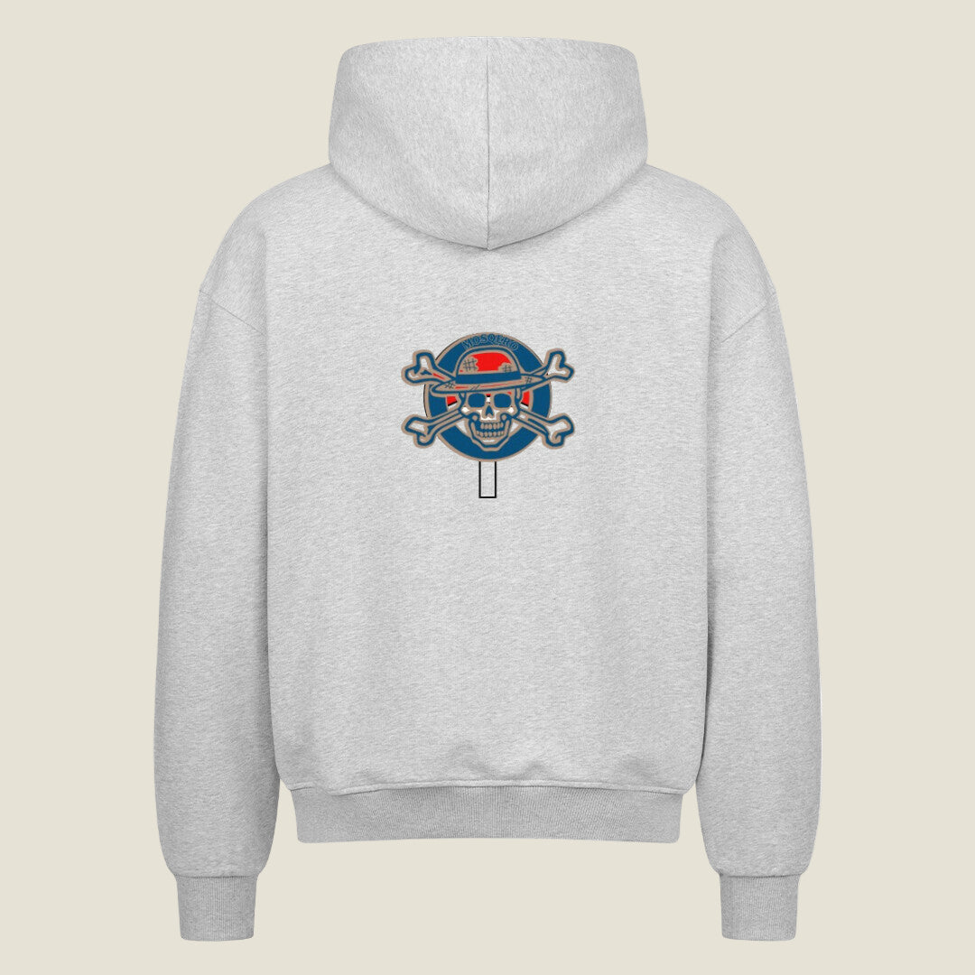 Mosqero Crew Oversized Zipper-Hoodie